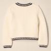 imageAmazon Essentials Girls and Toddlers Knit CardiganIvory Black