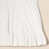 imageAmazon Essentials Girls and Toddlers Ruffle Woven DressWhite