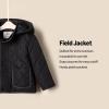 imageAmazon Essentials x Sofia Grainge Unisex Toddlers and Babies Midweight Field Jacket with HoodBlack