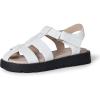 imageAmazon Essentials Girls Closed Toe Fisherman SandalsOffwhite Faux Leather