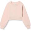 imageAmazon Essentials Girls Cropped SweatshirtLight Pink