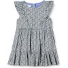 imageAmazon Essentials Girls and Toddlers Ruffle Woven DressBlue Posey Floral