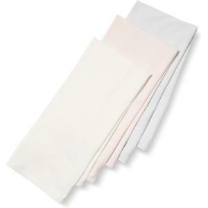 imageAmazon Essentials Baby Girls Swaddle Blankets Pack of 3IvoryPale PinkDove Grey
