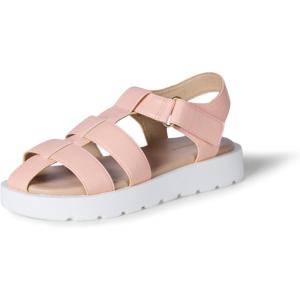 imageAmazon Essentials Girls Closed Toe Fisherman SandalsPink Faux Leather