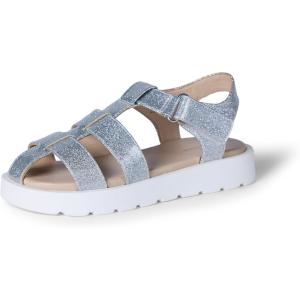 imageAmazon Essentials Girls Closed Toe Fisherman SandalsSilver Glitter