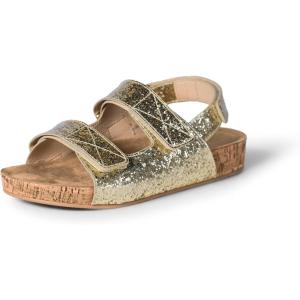 imageAmazon Essentials Girls Cork SandalsGold Glitter