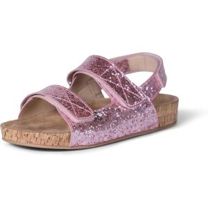 imageAmazon Essentials Girls Cork SandalsPink Glitter
