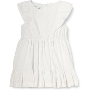 imageAmazon Essentials Girls and Toddlers Ruffle Woven DressWhite