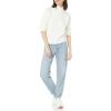 imageAmazon Essentials Cotton Sweaters for Women  FunnelNeck Available in Plus SizeEggshell White