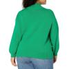 imageAmazon Essentials Cotton Sweaters for Women  FunnelNeck Available in Plus SizeGreen