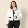 imageAmazon Essentials Womens RegularFit Midweight Cardigan SweaterEggshell White