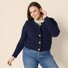 imageAmazon Essentials Womens RegularFit Midweight Cardigan SweaterNavy