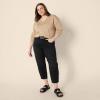 imageAmazon Essentials Womens RelaxedFit Lightweight VNeck Cropped SweaterGold Heather