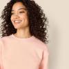 imageAmazon Essentials x Sofia Grainge Womens Boxy Drop Shoulder Crewneck SweatshirtPink