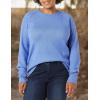 imageAmazon Essentials Womens ClassicFit Soft Touch LongSleeve Crewneck SweaterCornflower Blue
