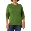 imageAmazon Essentials Womens ClassicFit Soft Touch LongSleeve Crewneck SweaterGreen