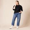 imageAmazon Essentials Womens Crewneck Sweater ClassicFit Soft Touch Long Sleeve PlusSize AvailableBlack