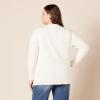 imageAmazon Essentials Womens Crewneck Sweater ClassicFit Soft Touch Long Sleeve PlusSize AvailableIvory