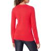 imageAmazon Essentials Womens Crewneck Sweater ClassicFit Soft Touch Long Sleeve PlusSize AvailableRed