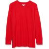 imageAmazon Essentials Womens Crewneck Sweater ClassicFit Soft Touch Long Sleeve PlusSize AvailableRed