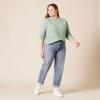 imageAmazon Essentials Womens Crewneck Sweater ClassicFit Soft Touch Long Sleeve PlusSize AvailableSage Green Heather