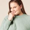 imageAmazon Essentials Womens Crewneck Sweater ClassicFit Soft Touch Long Sleeve PlusSize AvailableSage Green Heather