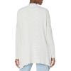 imageAmazon Essentials Womens RelaxedFit Lightweight Lounge OpenFront CardiganGrey Heather Stripe