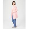 imageAmazon Essentials Womens RelaxedFit Lightweight Lounge OpenFront CardiganLight Pink