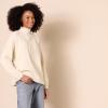 imageAmazon Essentials Womens Sweaters Dressy Casual Mid Gauge Stretch Half Zip Polo CollarBeige