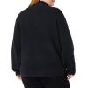 imageAmazon Essentials Womens Sweaters Dressy Casual Mid Gauge Stretch Half Zip Polo CollarBlack