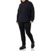 imageAmazon Essentials Womens Sweaters Dressy Casual Mid Gauge Stretch Half Zip Polo CollarBlack