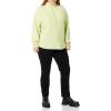 imageAmazon Essentials Womens Sweaters Dressy Casual Mid Gauge Stretch Half Zip Polo CollarBright Olive Green