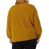 imageAmazon Essentials Womens Sweaters Dressy Casual Mid Gauge Stretch Half Zip Polo CollarBrown