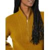 imageAmazon Essentials Womens Sweaters Dressy Casual Mid Gauge Stretch Half Zip Polo CollarBrown