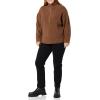 imageAmazon Essentials Womens Sweaters Dressy Casual Mid Gauge Stretch Half Zip Polo CollarChocolate Heather