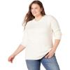 imageAmazon Essentials Womens ClassicFit Soft Touch LongSleeve Crewneck SweaterIvory