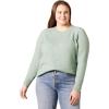 imageAmazon Essentials Womens Crewneck Sweater ClassicFit Soft Touch Long Sleeve PlusSize AvailableSage Green Heather