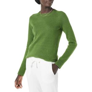 imageAmazon Essentials Womens ClassicFit Soft Touch LongSleeve Crewneck SweaterGreen