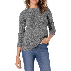 imageAmazon Essentials Womens Crewneck Sweater ClassicFit Soft Touch Long Sleeve PlusSize AvailableCharcoal