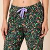 imageAmazon Essentials Womens Flannel Pajama Sleep Pant  Discontinued ColorsBlack Folkloric