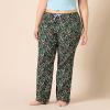imageAmazon Essentials Womens Flannel Pajama Sleep Pant  Discontinued ColorsBlack Folkloric