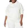 imageAmazon Essentials Womens Hoodies  Crop Pullover Sweatshirt Available in Plus SizeEggshell White