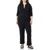 imageAmazon Essentials Womens Wide Rib Long Sleeve Buttonup Collared Cardigan Previously Daily RitualBlack