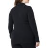 imageAmazon Essentials Womens Wide Rib Long Sleeve Buttonup Collared Cardigan Previously Daily RitualBlack