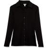 imageAmazon Essentials Womens Wide Rib Long Sleeve Buttonup Collared Cardigan Previously Daily RitualBlack