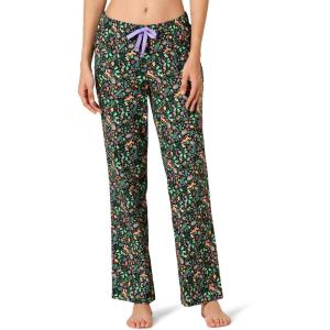 imageAmazon Essentials Womens Flannel Pajama Sleep Pant  Discontinued ColorsBlack Folkloric