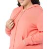 imageAmazon Essentials Womens Fleece FullZip Hoodie Available in Plus SizeCoral Pink