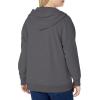 imageAmazon Essentials Womens Fleece FullZip Hoodie Available in Plus SizeDark Grey Heather