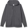 imageAmazon Essentials Womens Fleece FullZip Hoodie Available in Plus SizeDark Grey Heather