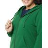 imageAmazon Essentials Womens Fleece FullZip Hoodie Available in Plus SizeGreen